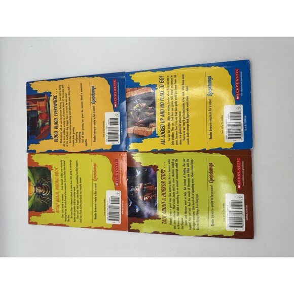 Goosebumps Books Set of 4 2017 Monster Blood Terror Town Lost Legend Afraid Bees - Picture 2 of 14